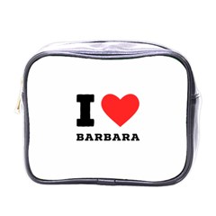 I Love Barbara Mini Toiletries Bag (one Side) by ilovewhateva