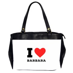 I Love Barbara Oversize Office Handbag (2 Sides) by ilovewhateva