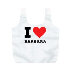 I Love Barbara Full Print Recycle Bag (m) by ilovewhateva