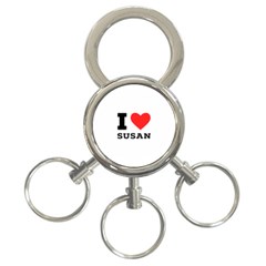 I Love Susan 3-ring Key Chain by ilovewhateva