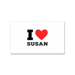 I love susan Sticker (Rectangular) Front