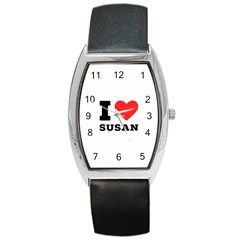 I Love Susan Barrel Style Metal Watch by ilovewhateva