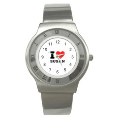 I Love Susan Stainless Steel Watch by ilovewhateva