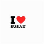 I love susan Small Garden Flag (Two Sides) Back