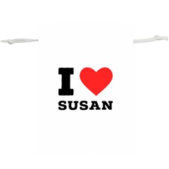 I Love Susan Lightweight Drawstring Pouch (xl) by ilovewhateva