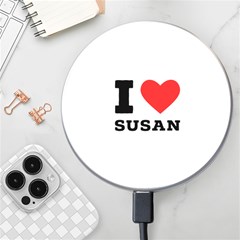 I Love Susan Wireless Fast Charger(white) by ilovewhateva