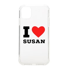 I Love Susan Iphone 11 Tpu Uv Print Case by ilovewhateva