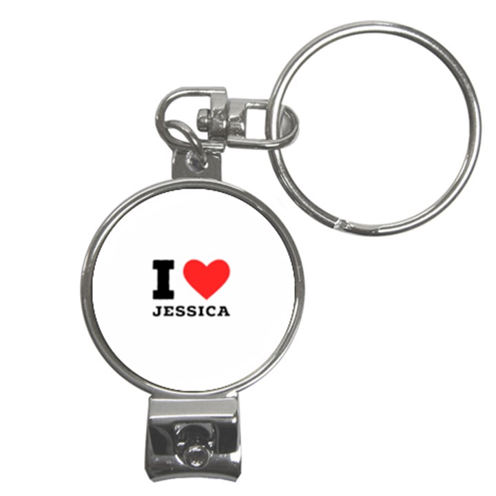 I love jessica Nail Clippers Key Chain