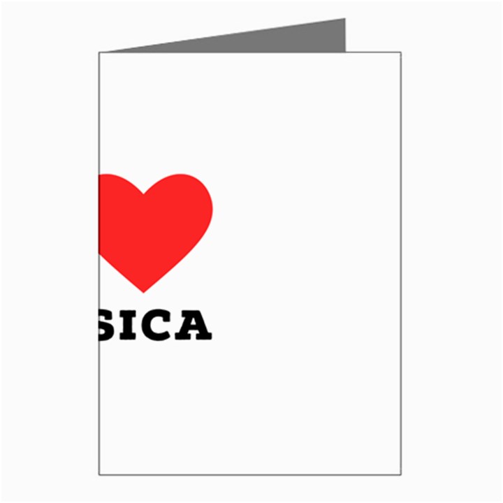 I love jessica Greeting Cards (Pkg of 8)