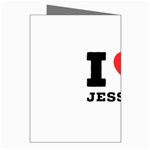 I love jessica Greeting Cards (Pkg of 8) Right