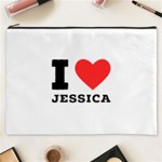 I love jessica Cosmetic Bag (XXXL) Front