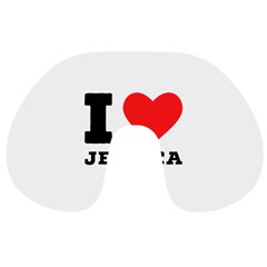 I Love Jessica Travel Neck Pillow by ilovewhateva