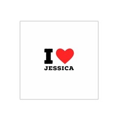 I Love Jessica Satin Bandana Scarf 22  X 22  by ilovewhateva