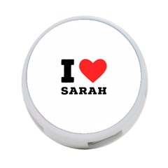 I Love Sarah 4-port Usb Hub (one Side) by ilovewhateva