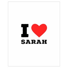 I Love Sarah Drawstring Bag (small) by ilovewhateva