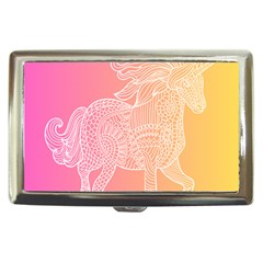 Unicorm Orange And Pink Cigarette Money Case by lifestyleshopee