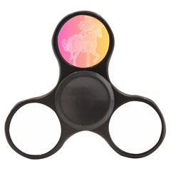 Unicorm Orange And Pink Finger Spinner