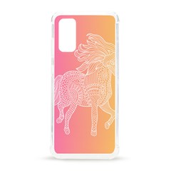 Unicorm Orange And Pink Samsung Galaxy S20 6 2 Inch Tpu Uv Case by lifestyleshopee