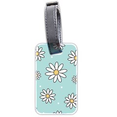 Art Floral Pattern Design Wallpaper Background Luggage Tag (two Sides) by Ravend