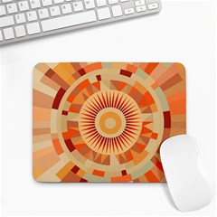 Ai Generated Retro Geometric Pattern Decor Pattern Small Mousepad by Ravend