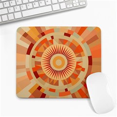 Ai Generated Retro Geometric Pattern Decor Pattern Large Mousepad by Ravend