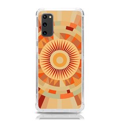 Ai Generated Retro Geometric Pattern Decor Pattern Samsung Galaxy S20 6 2 Inch Tpu Uv Case by Ravend