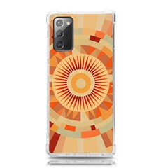 Ai Generated Retro Geometric Pattern Decor Pattern Samsung Galaxy Note 20 Tpu Uv Case by Ravend