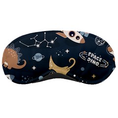 Space Theme Art Pattern Design Wallpaper Sleeping Mask by Ravend