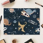 Space Theme Art Pattern Design Wallpaper Cosmetic Bag (XL) Back