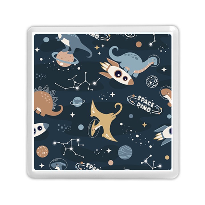 Space Theme Art Pattern Design Wallpaper Memory Card Reader (Square)