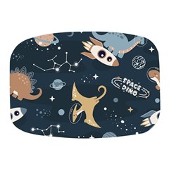 Space Theme Art Pattern Design Wallpaper Mini Square Pill Box by Ravend