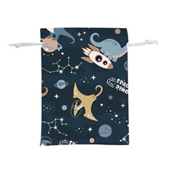 Space Theme Art Pattern Design Wallpaper Lightweight Drawstring Pouch (l) by Ravend