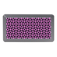 Pink Donuts Pink Filling On Black Memory Card Reader (mini) by Mazipoodles