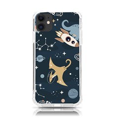 Space Theme Art Pattern Design Wallpaper Iphone 11 Tpu Uv Print Case by Ravend