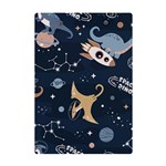 Space Theme Art Pattern Design Wallpaper A5 Acrylic Clipboard Back