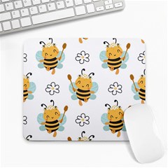 Art Bee Pattern Design Wallpaper Background Large Mousepad by Ravend