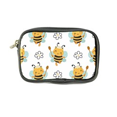 Art Bee Pattern Design Wallpaper Background Coin Purse by Ravend