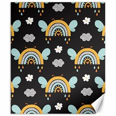 Art Pattern Design Floral Wallpaper Background Canvas 20  X 24  by Ravend