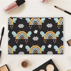 Art Pattern Design Floral Wallpaper Background Cosmetic Bag (large) by Ravend