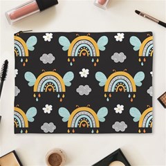 Art Pattern Design Floral Wallpaper Background Cosmetic Bag (xl) by Ravend