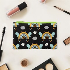 Art Pattern Design Floral Wallpaper Background Cosmetic Bag (xs) by Ravend