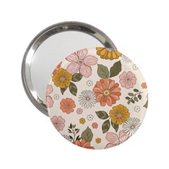 Flower Petals Plants Floral Print Pattern Design 2 25  Handbag Mirrors by Ravend