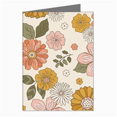 Flower Petals Plants Floral Print Pattern Design Greeting Cards (pkg Of 8) by Ravend