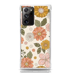 Flower Petals Plants Floral Print Pattern Design Samsung Galaxy Note 20 Ultra Tpu Uv Case by Ravend