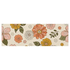 Flower Petals Plants Floral Print Pattern Design Banner And Sign 12  X 4  by Ravend