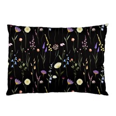 Flowers Floral Pattern Floral Print Background Pillow Case (two Sides) by Ravend