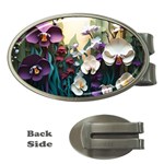 Ai Generated Flower Orchids Bloom Flora Nature Money Clips (Oval)  Front