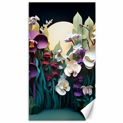 Ai Generated Flower Orchids Bloom Flora Nature Canvas 40  X 72  by Ravend