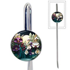 Ai Generated Flower Orchids Bloom Flora Nature Book Mark by Ravend