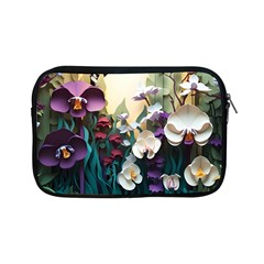 Ai Generated Flower Orchids Bloom Flora Nature Apple Ipad Mini Zipper Cases by Ravend